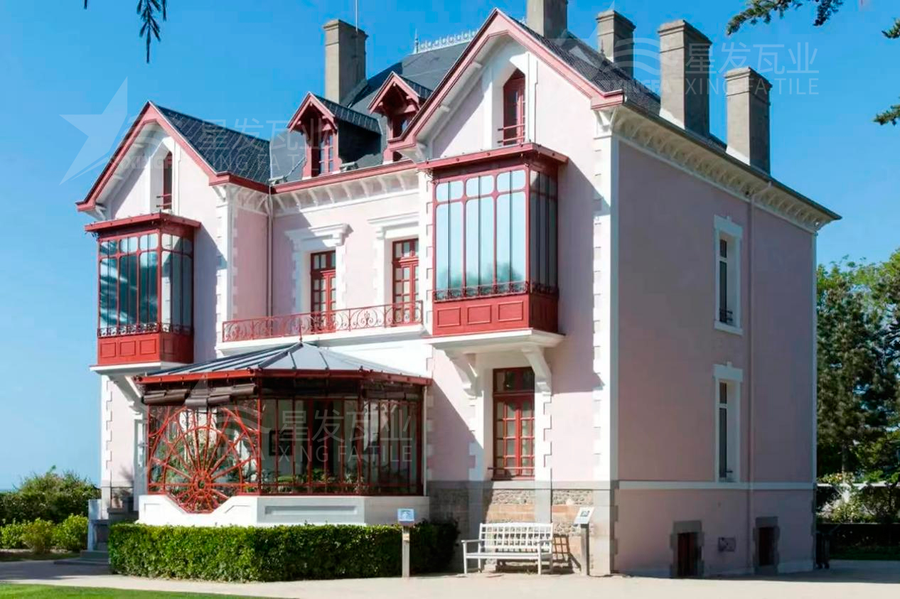 別墅搭建合成樹(shù)脂瓦的外觀效果圖大賞，極具美觀裝飾性！